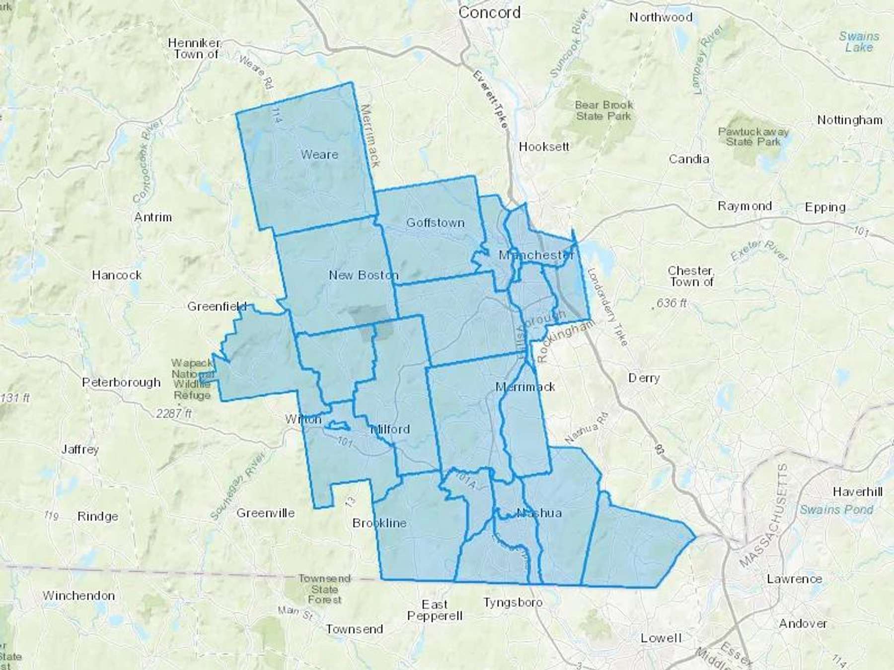 Lemay Oil Services Cash Heating Oil Delivery Map Map With The Lemay Oil Services Heating Oil Delivery Area Shaded In Blue