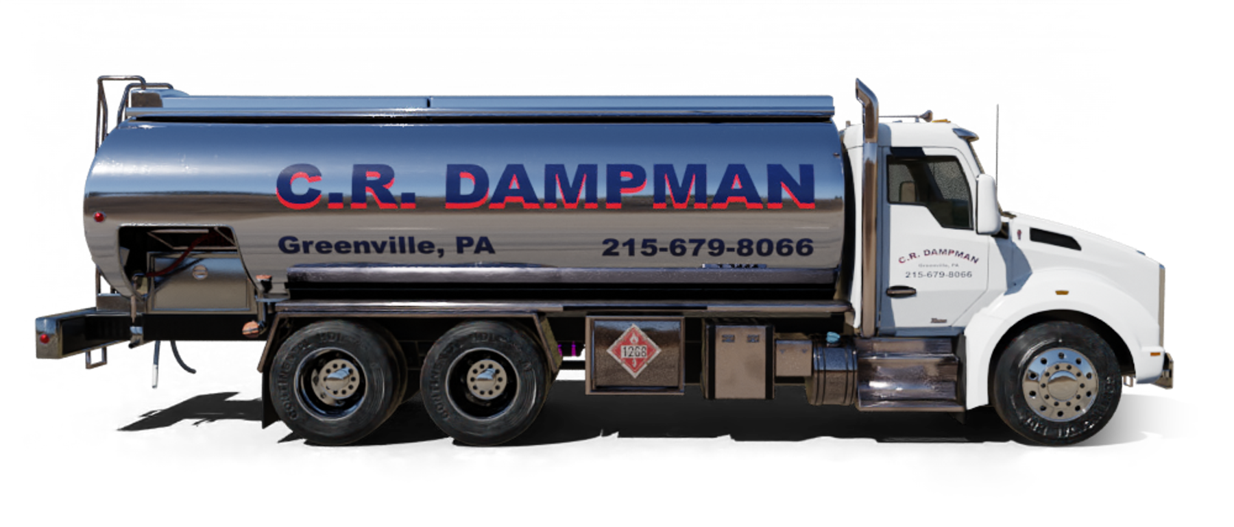 Petro Inc Heating Oil Truck Petro Inc residential home heating oil truck in front of the LIRR station in Lindenhurst, Long Island, New York delivering fuel oil.