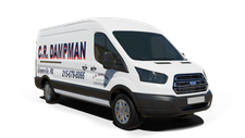 C R Dampman Fuels Inc furnace repair van Photo of a C R Dampman Fuels Inc furnace repair van