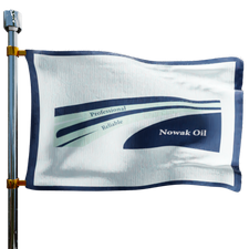 Nowak Oil Co Heating Oil Prices Flag Photo of Nowak Oil Co flag denoting best heating oil prices the company offers