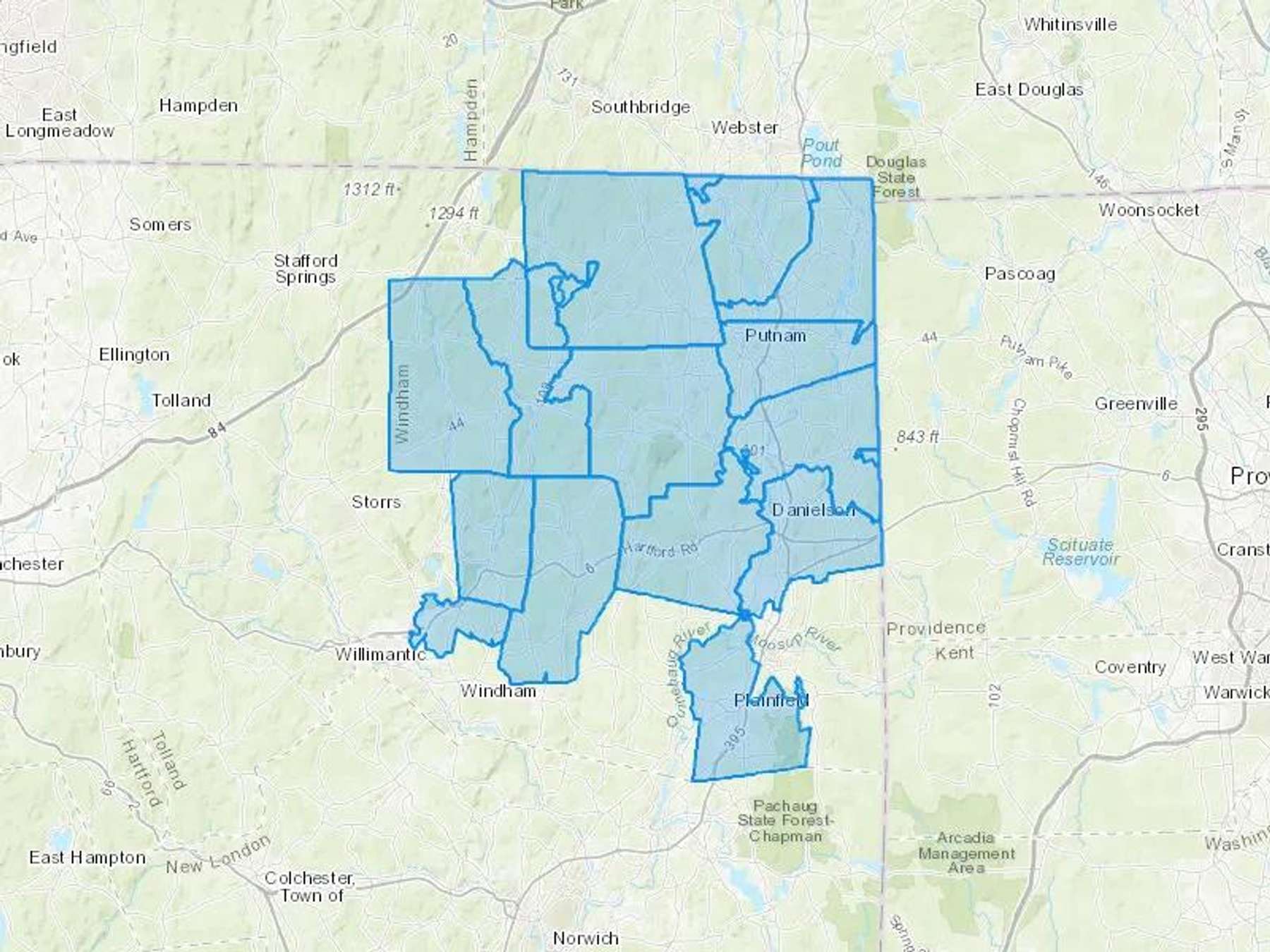 1St Choice Fuel LLC Cash Heating Oil Delivery Map Map With The 1St Choice Fuel LLC Heating Oil Delivery Area Shaded In Blue