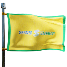 Gerner Energy Heating Oil Prices Flag Photo of Gerner Energy flag denoting best heating oil prices the company offers