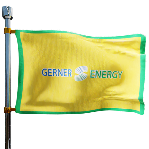 Gerner Energy Heating Oil Prices Flag Photo of Gerner Energy flag denoting best heating oil prices the company offers