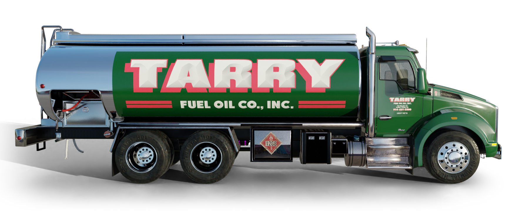 Top Value Heating Oil Truck Top Value residential home heating oil truck parked on a luxury private drive in East Islip, Long Island, New York delivering fuel oil.