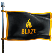 Blaze Oil Corporation Heating Oil Prices Flag Photo of Blaze Oil Corporation flag denoting best heating oil prices the company offers