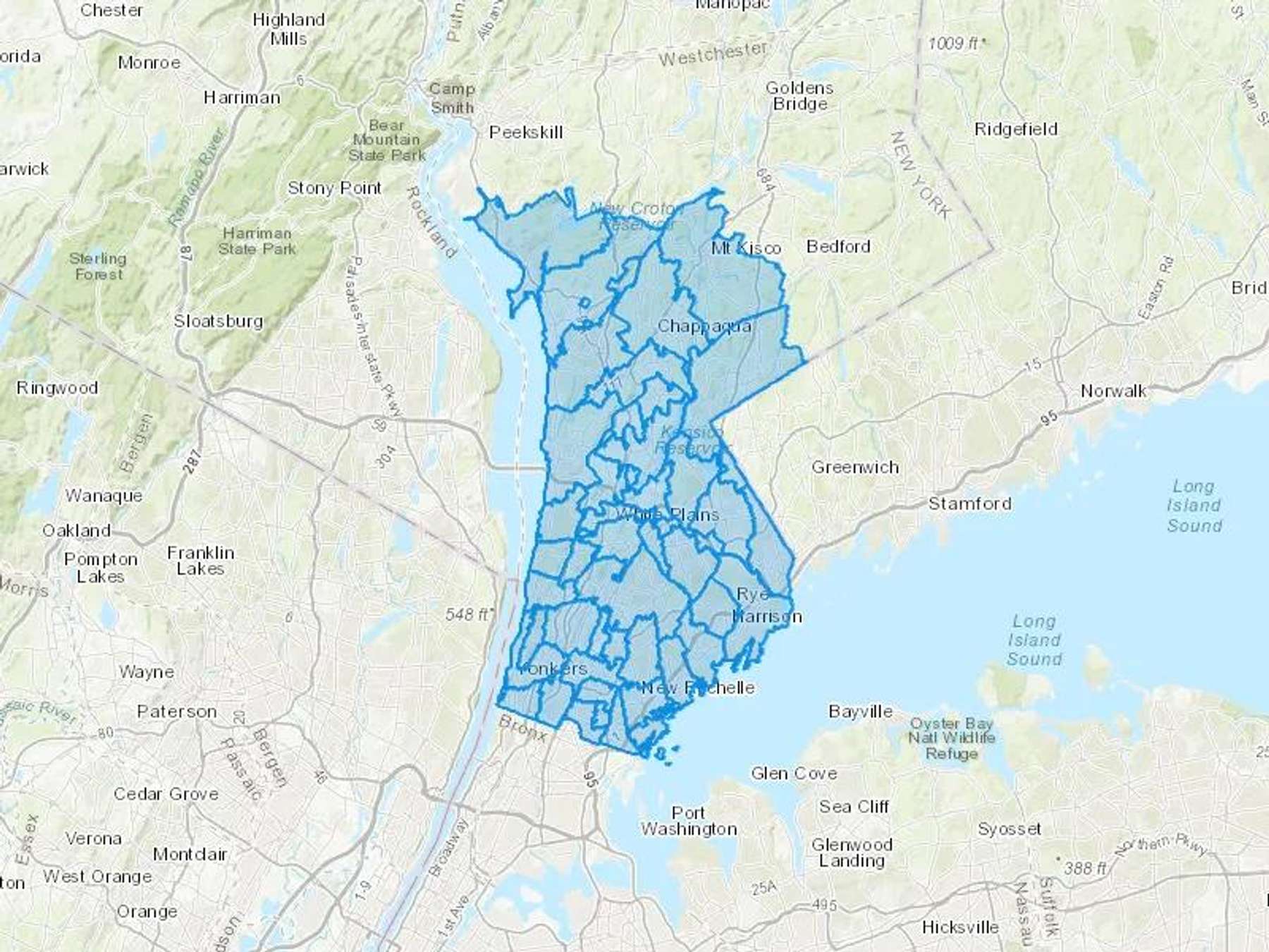 Spano Fuel Corp Cash Heating Oil Delivery Map Map With The Spano Fuel Corp Heating Oil Delivery Area Shaded In Blue