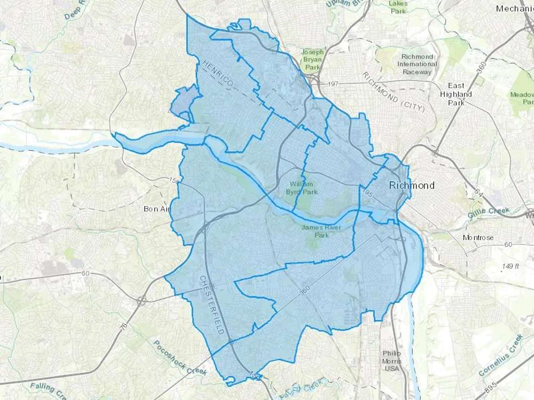 Southside Fuel Cash Heating Oil Delivery Map Map With The Southside Fuel Heating Oil Delivery Area Shaded In Blue
