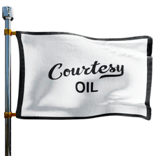Courtesy Oil Inc Heating Oil Prices Flag Photo of Courtesy Oil Inc flag denoting best heating oil prices the company offers