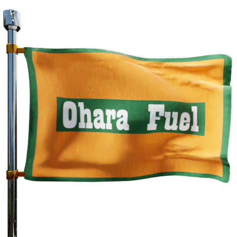 Ohara Fuel Heating Oil Prices Flag Photo of Ohara Fuel flag denoting best heating oil prices the company offers