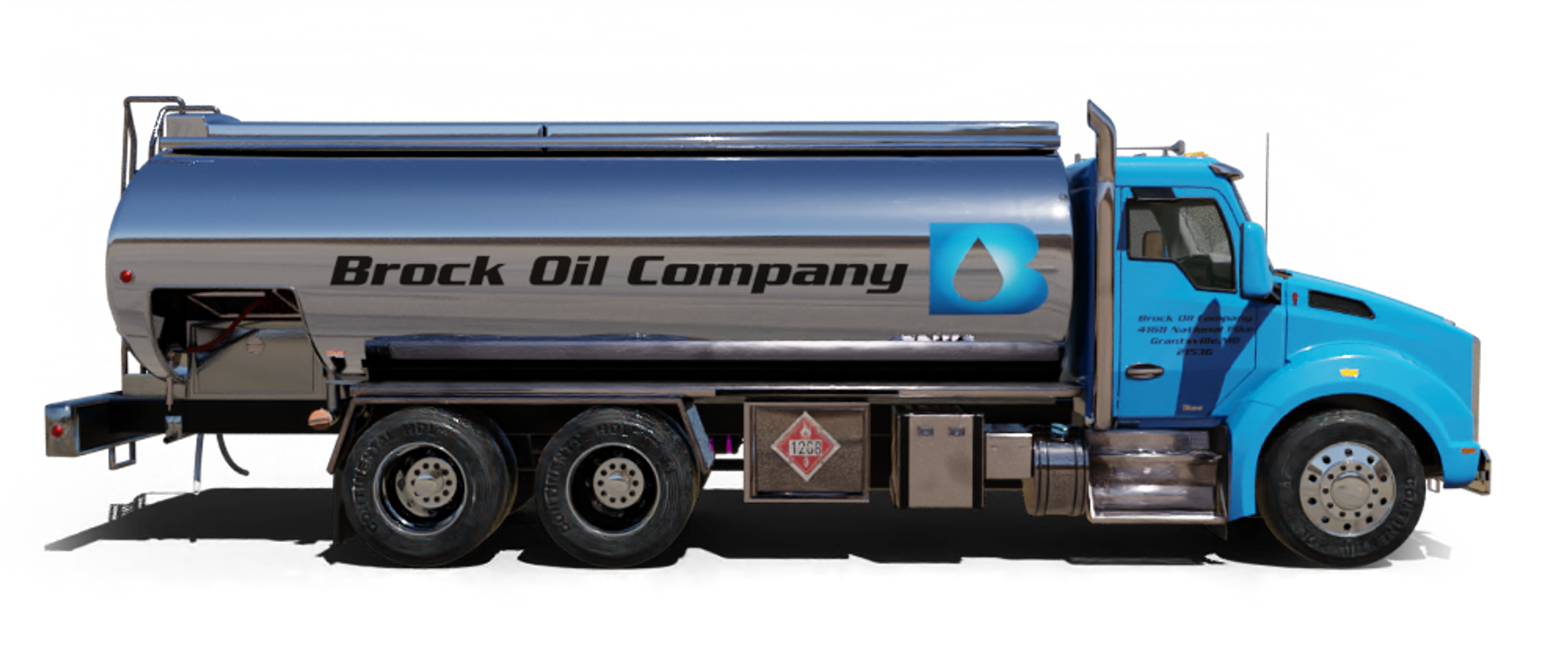 Heatly Oil truck Heatly Oil Truck in front of metro line