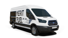 Merit Fuel Inc furnace repair van Photo of a Merit Fuel Inc furnace repair van