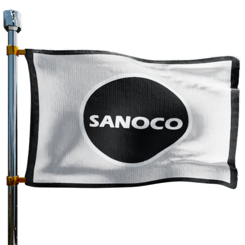 Sanoco Heating Oil Prices Flag Photo of Sanoco flag denoting best heating oil prices the company offers