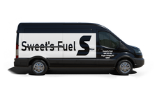 Sweet's Fuel Service Inc furnace repair van Photo of a Sweet's Fuel Service Inc furnace repair van