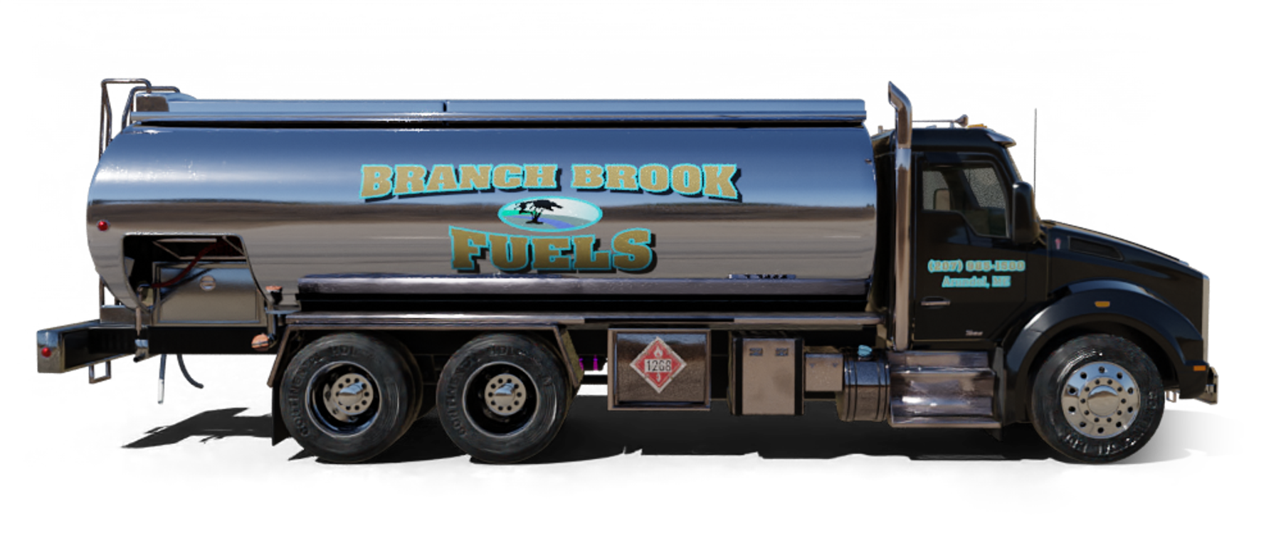 Heatly Oil truck Heatly Oil Truck in front of metro line