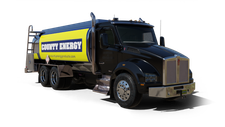 County Energy Products Cash Heating Oil truck Photo of a County Energy Products heating oil truck