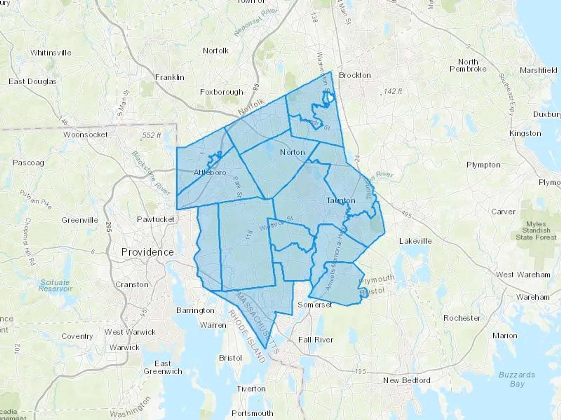 Oil Only Cash Heating Oil Delivery Map Map With The Oil Only Heating Oil Delivery Area Shaded In Blue