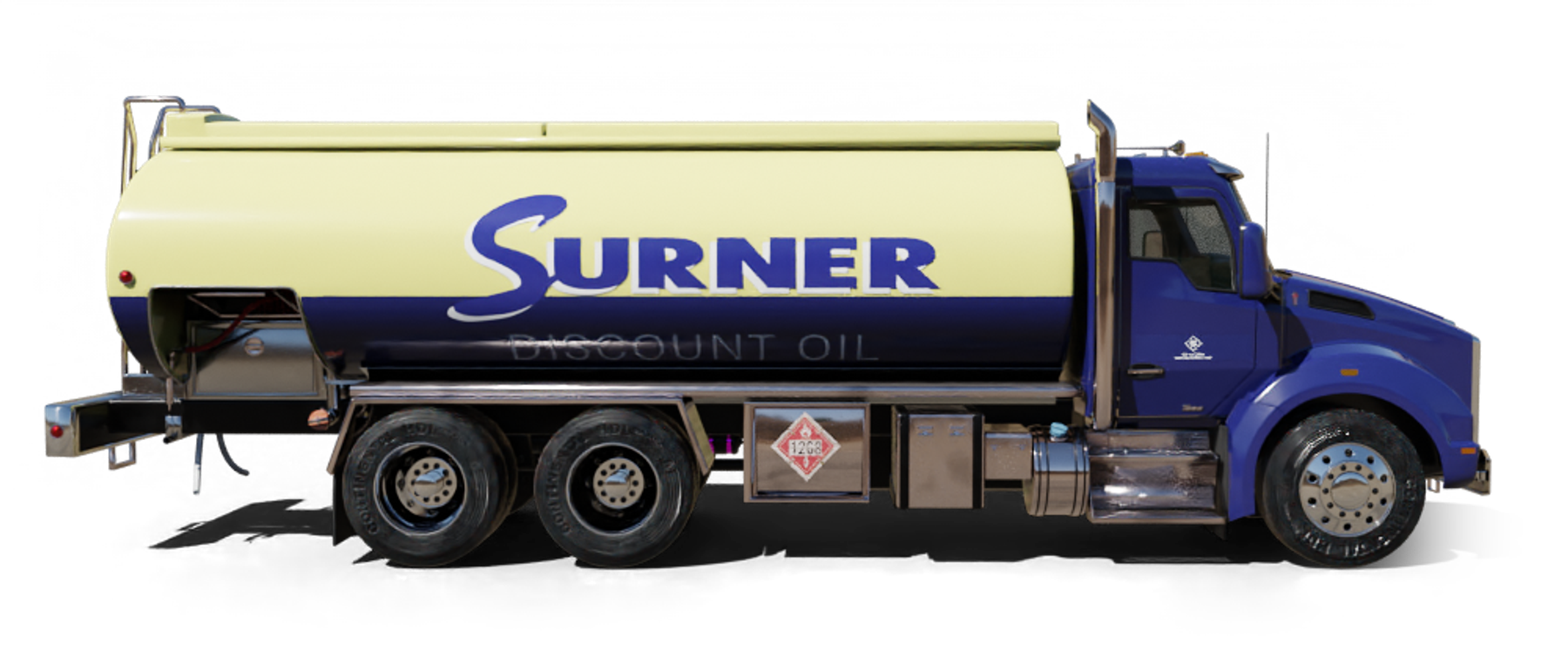 Pioneer Valley Heating Oil and Propane Truck parked at riverside Pioneer Valley Heating Oil and Propane Truck parked at riverside