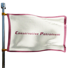 Conservative Petroleum LLC Heating Oil Prices Flag Photo of Conservative Petroleum LLC flag denoting best heating oil prices the company offers