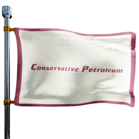 Conservative Petroleum LLC Heating Oil Prices Flag Photo of Conservative Petroleum LLC flag denoting best heating oil prices the company offers