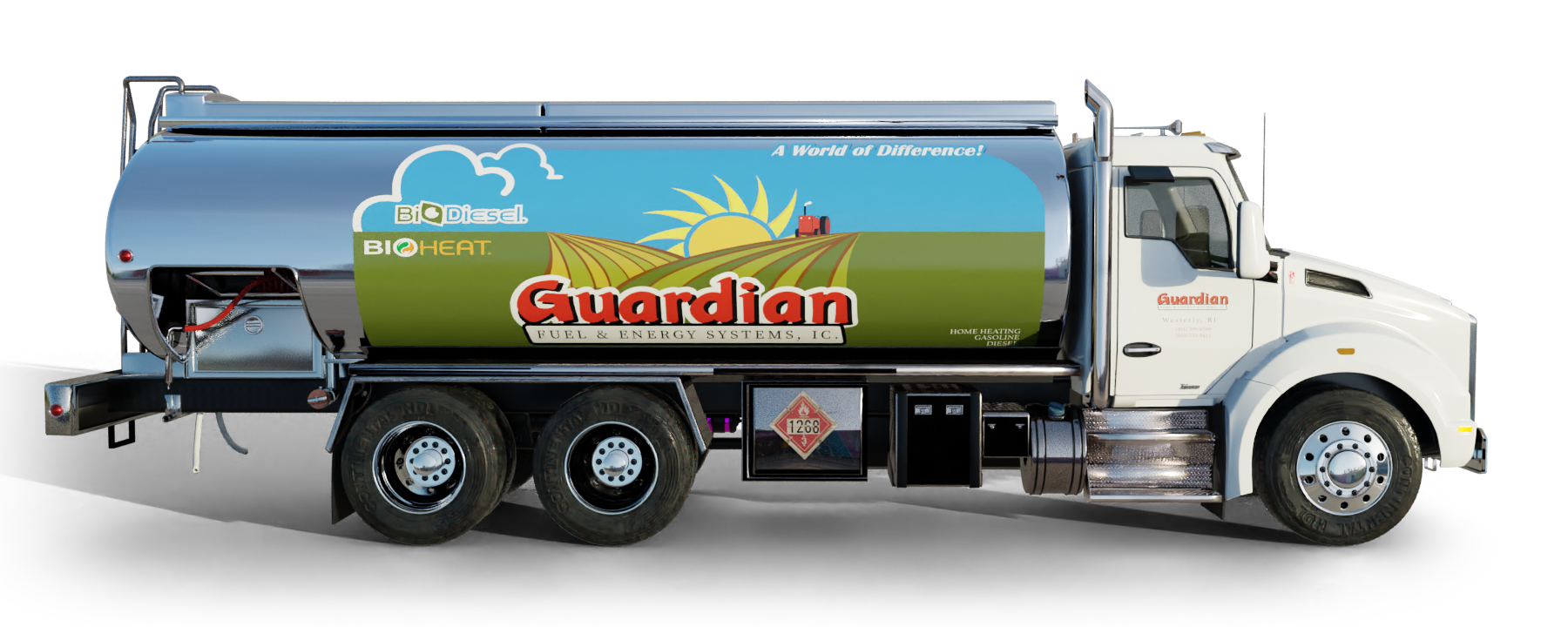 Z&S Fuel & Service Heating Oil Truck Z&S Fuel & Service residential home heating oil truck parked in front of a gray house in Huntington, Long Island, New York delivering fuel oil.