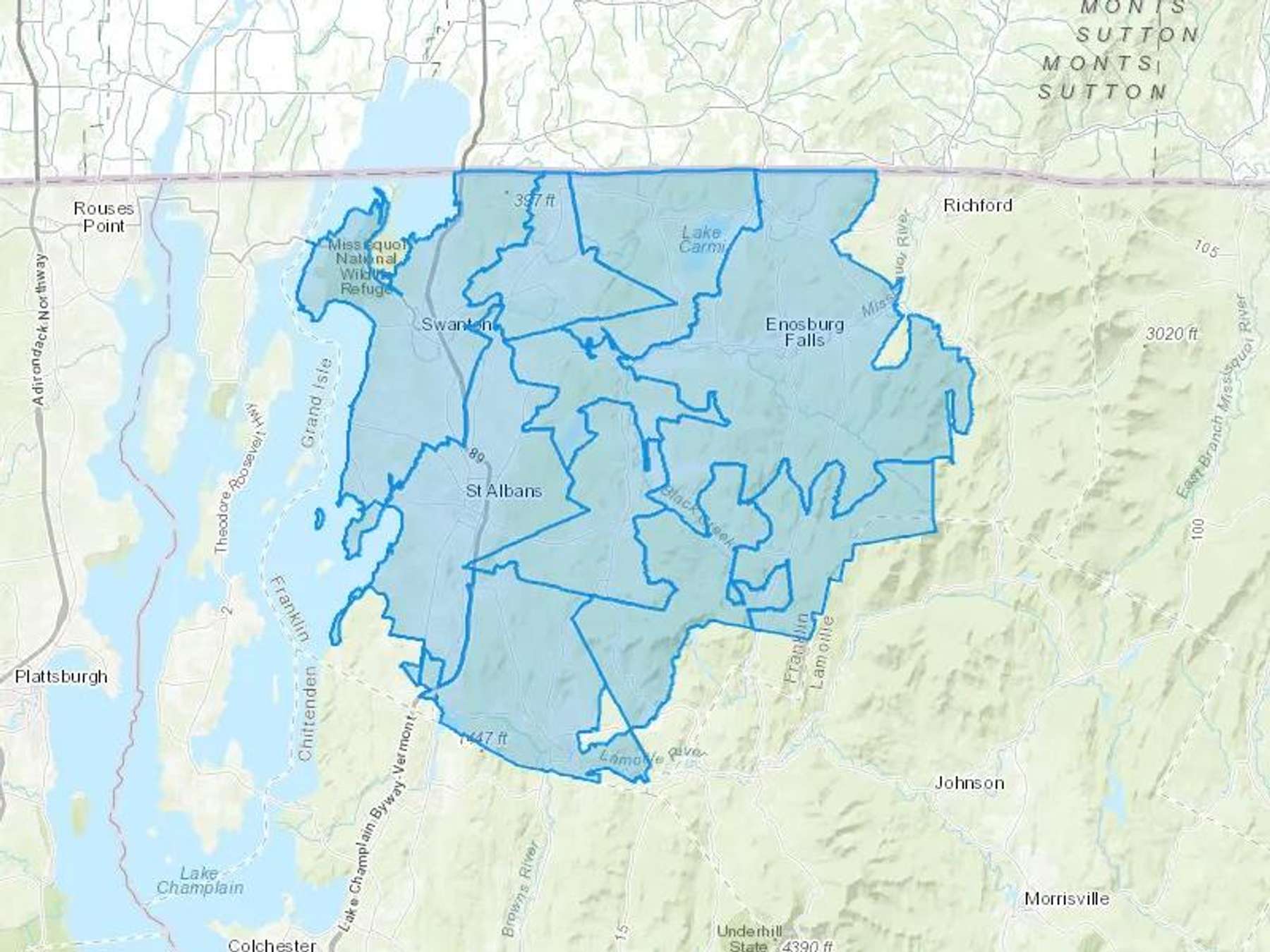 Clarence Brown Inc Cash Heating Oil Delivery Map Map With The Clarence Brown Inc Heating Oil Delivery Area Shaded In Blue