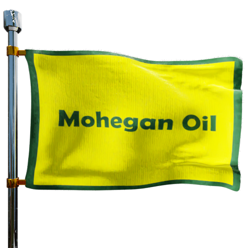 Mohegan Oil Co cash heating oil price logo