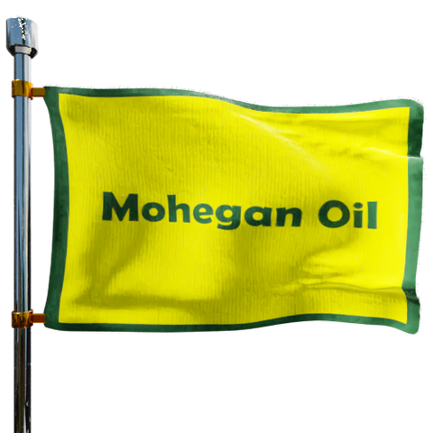 Mohegan Oil Co Heating Oil Prices Flag Photo of Mohegan Oil Co flag denoting best heating oil prices the company offers