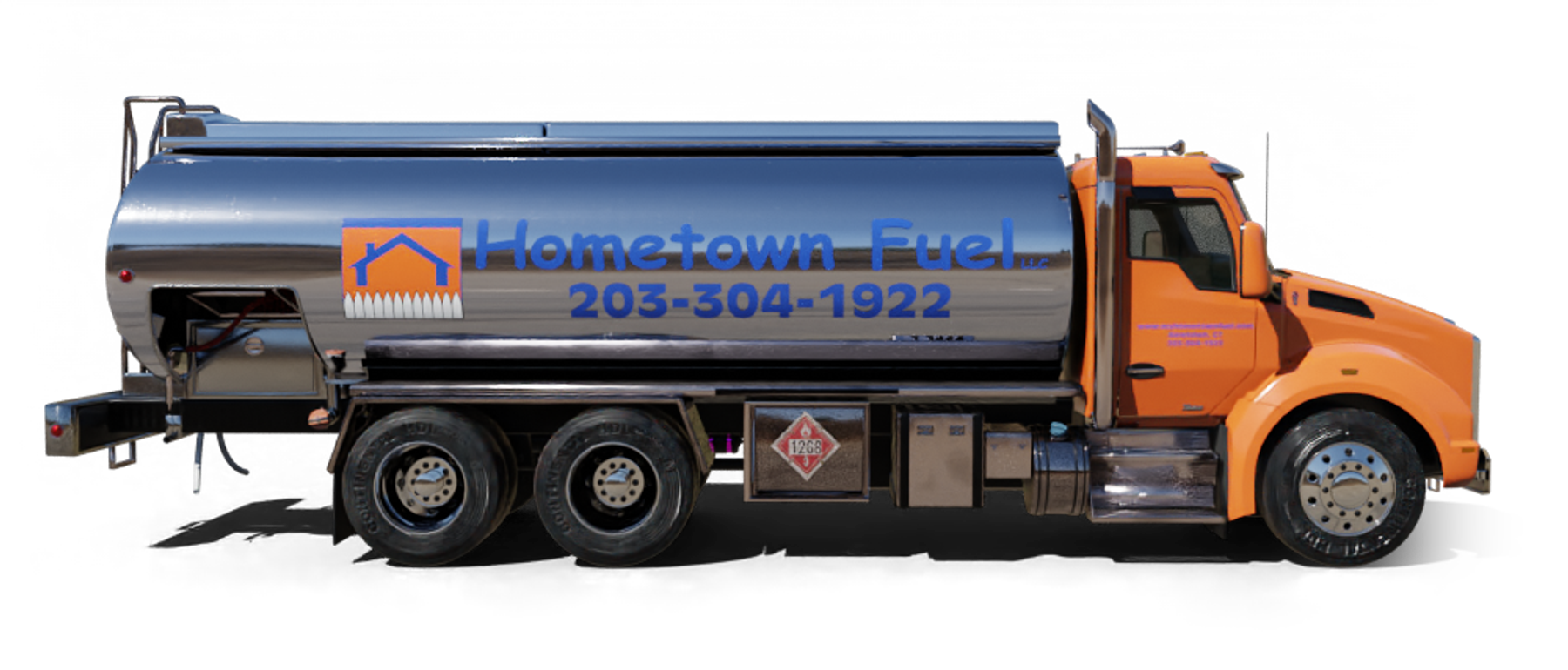 Heatly Oil truck Heatly Oil Truck in front of metro line