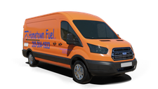 Hometown Fuel furnace repair van Photo of a Hometown Fuel furnace repair van