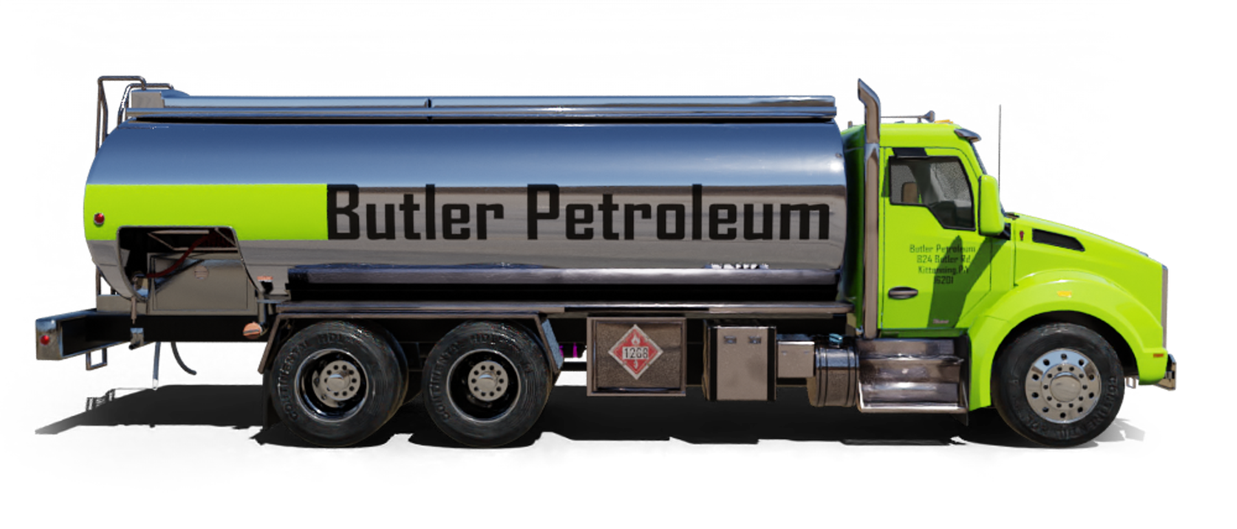 Heatly Oil truck Heatly Oil Truck in front of metro line