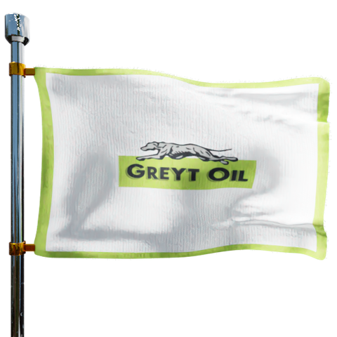 Greyt Oil LLC Heating Oil Prices Flag Photo of Greyt Oil LLC flag denoting best heating oil prices the company offers