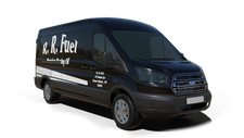 Rr Fuel Inc furnace repair van Photo of a Rr Fuel Inc furnace repair van