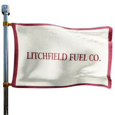 Litchfield Fuel Co Heating Oil Prices Flag Photo of Litchfield Fuel Co flag denoting best heating oil prices the company offers