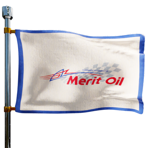 Merit Oil Corporation cash heating oil price logo