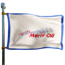 Merit Oil Corporation Heating Oil Prices Flag Photo of Merit Oil Corporation flag denoting best heating oil prices the company offers