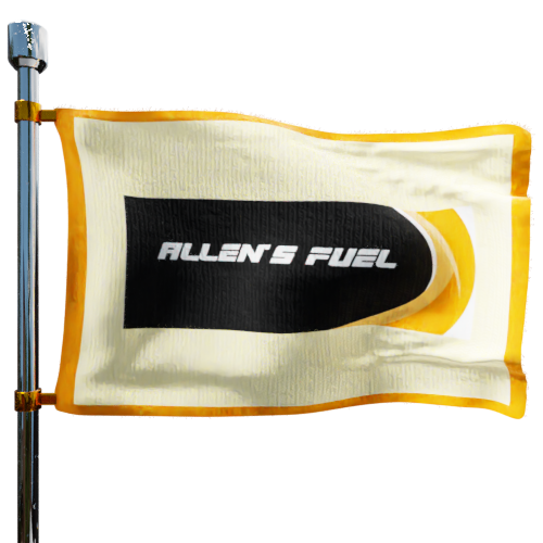 Allen's Fuel cash heating oil price logo