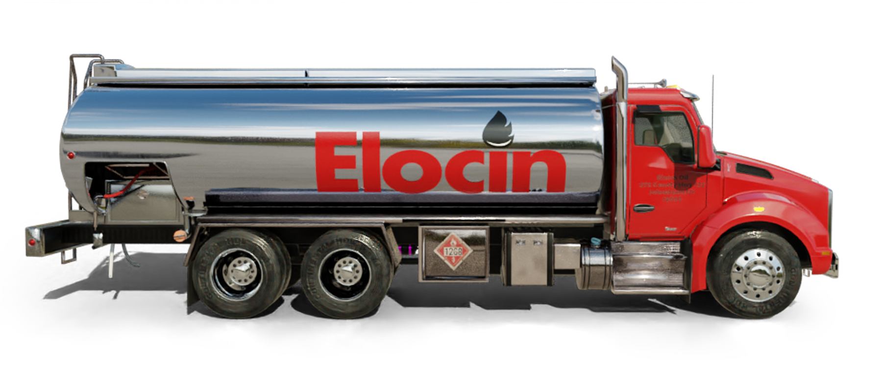 Big Al's Oil Heating Oil Truck Big Al's Oil residential home heating oil truck downtown in Rockville Centre, Long Island, New York delivering fuel oil.