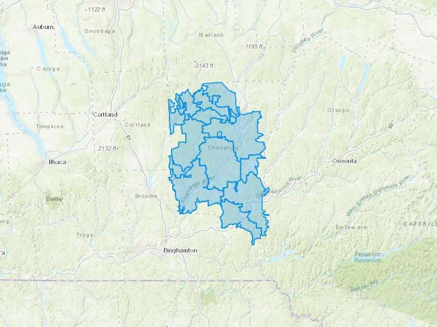 Blueox Corporation Blueox Neighborhood Markets Cash Heating Oil Delivery Map Map With The Blueox Corporation Blueox Neighborhood Markets Heating Oil Delivery Area Shaded In Blue