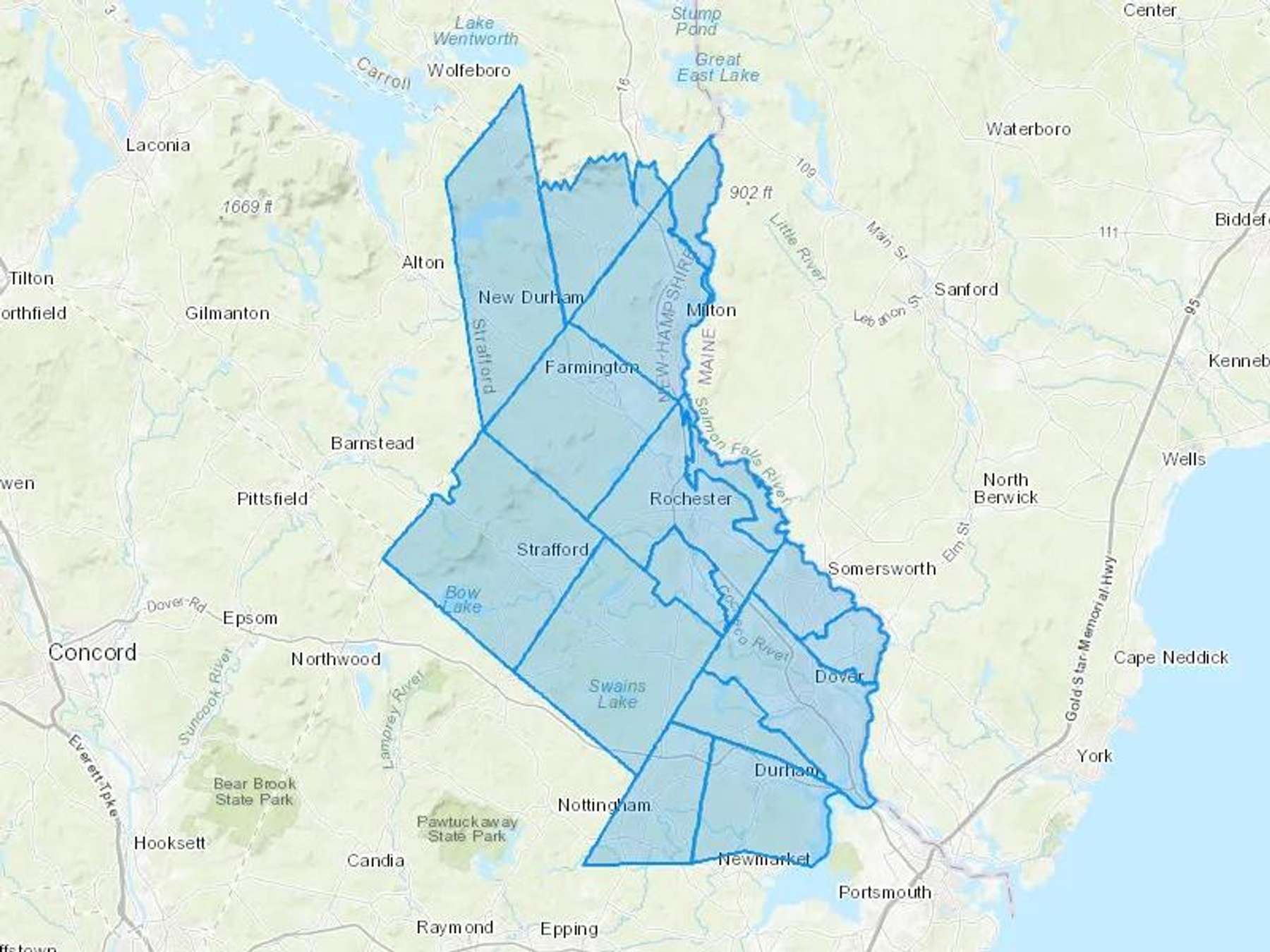 Eastern Cash Heating Oil Delivery Map Map With The Eastern Heating Oil Delivery Area Shaded In Blue