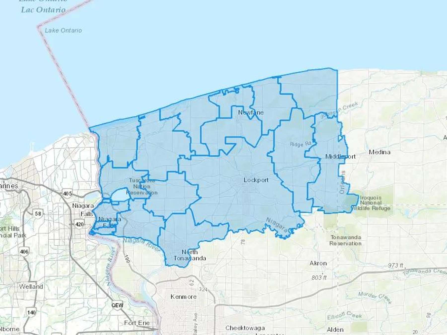 Olear's Inc Cash Heating Oil Delivery Map Map With The Olear's Inc Heating Oil Delivery Area Shaded In Blue