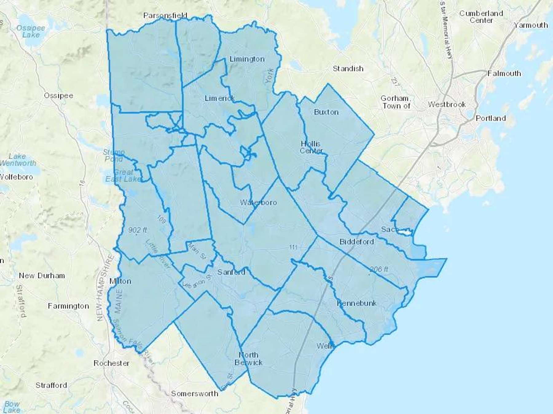 Integrity Oil Cash Heating Oil Delivery Map Map With The Integrity Oil Heating Oil Delivery Area Shaded In Blue