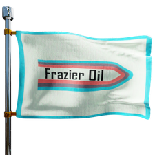 Frazier Oil Co Heating Oil Prices Flag Photo of Frazier Oil Co flag denoting best heating oil prices the company offers