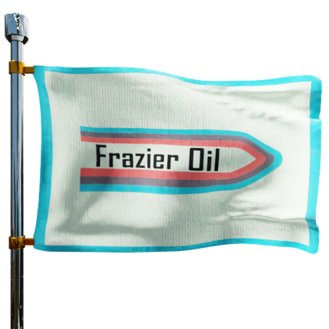 Frazier Oil Co Heating Oil Prices Flag Photo of Frazier Oil Co flag denoting best heating oil prices the company offers