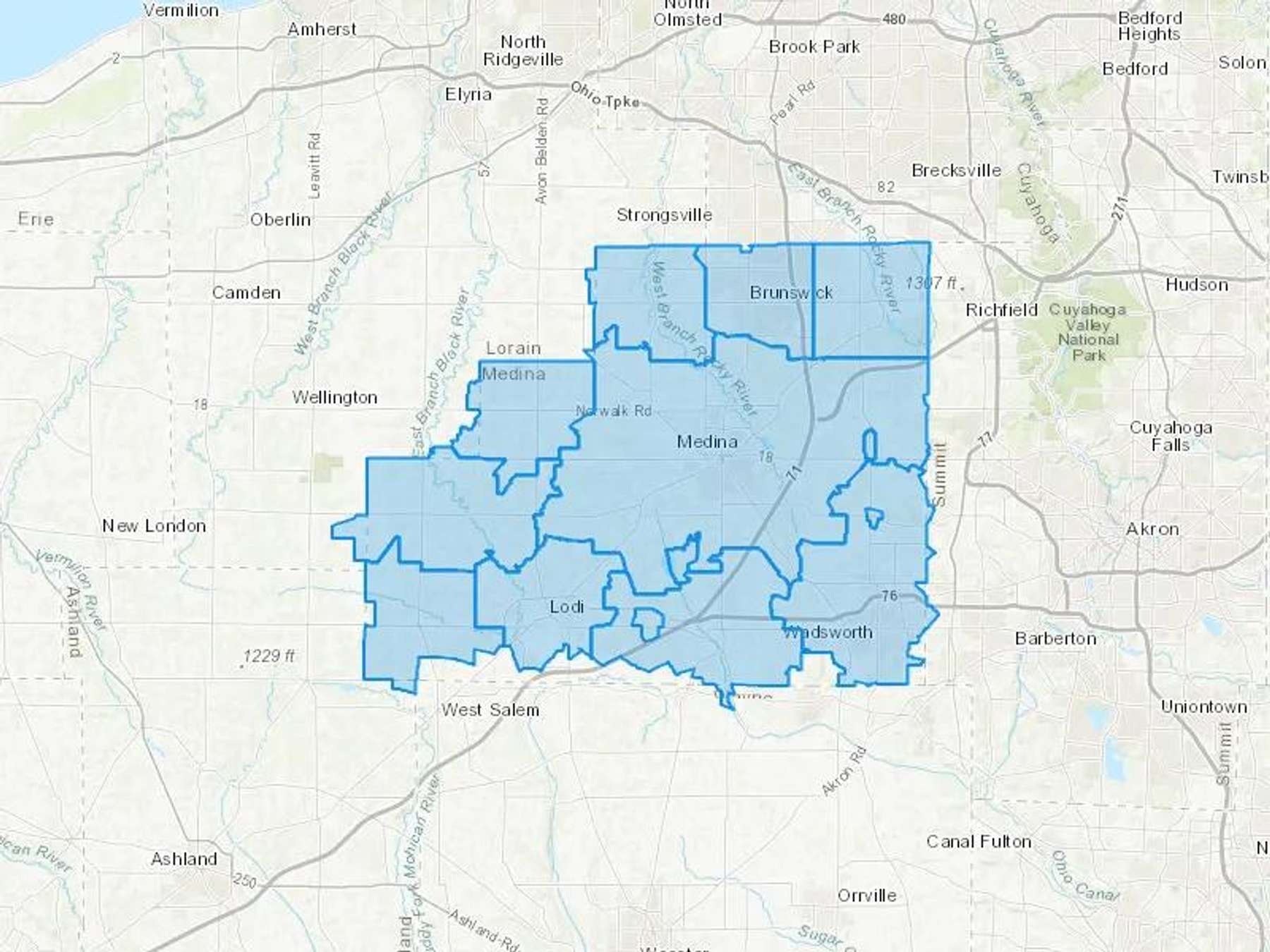 Bauman Oil Cash Heating Oil Delivery Map Map With The Bauman Oil Heating Oil Delivery Area Shaded In Blue