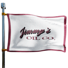 Jimmy's Oil Co Heating Oil Prices Flag Photo of Jimmy's Oil Co flag denoting best heating oil prices the company offers