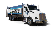 Penguin Energy Corp Cash Heating Oil truck Photo of a Penguin Energy Corp heating oil truck