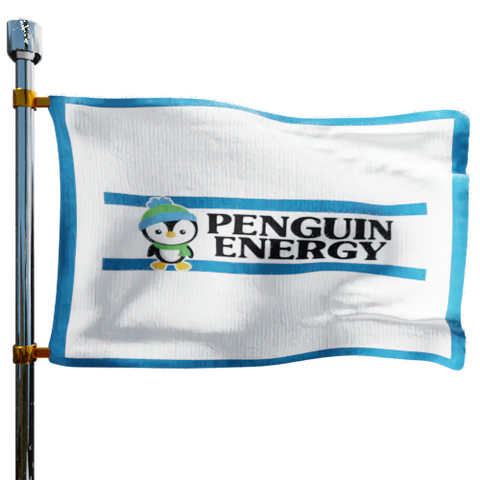 Penguin Energy Corp Heating Oil Prices Flag Photo of Penguin Energy Corp flag denoting best heating oil prices the company offers