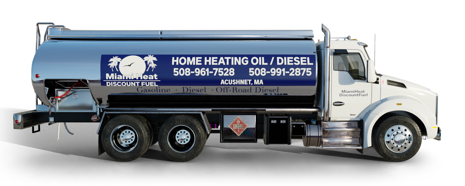 Bel-Mar Oil Heating Oil Truck Bel-Mar Oil residential home heating oil truck parked in the golf club parking lot in Holbrook, Long Island, New York delivering fuel oil.