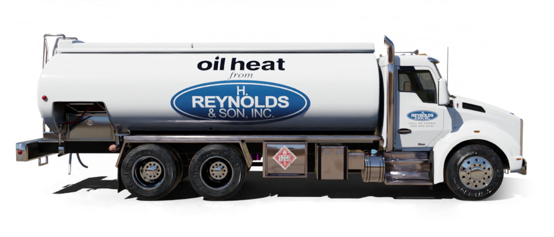 Eklund Park Utilities Heating Oil Truck Eklund Park Utilities residential home heating oil truck at the intersection of Plainview Road and the Seaford Oyster Bay Expressway in Bethpage, Long Island, New York delivering fuel oil.