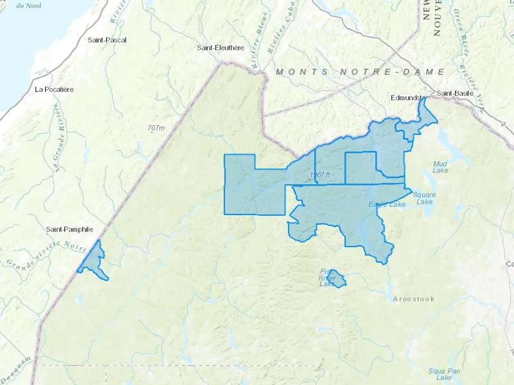 Daigle Oil Company Cash Heating Oil Delivery Map Map With The Daigle Oil Company Heating Oil Delivery Area Shaded In Blue